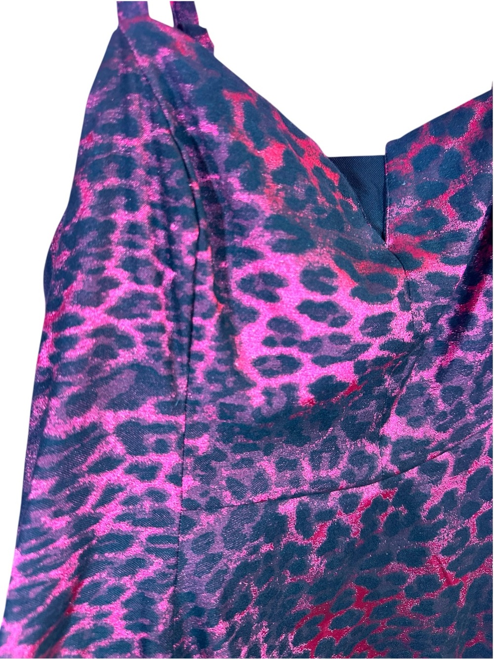 NWT Betsey Johnson x Torrid Leopard Babydoll Dress 16 Pink Black - Picture 7 of 15